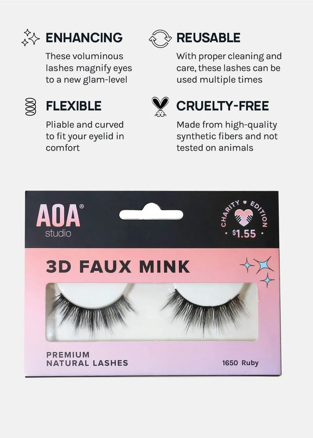 Paw Paw: 3D Faux Mink Lashes - Ruby