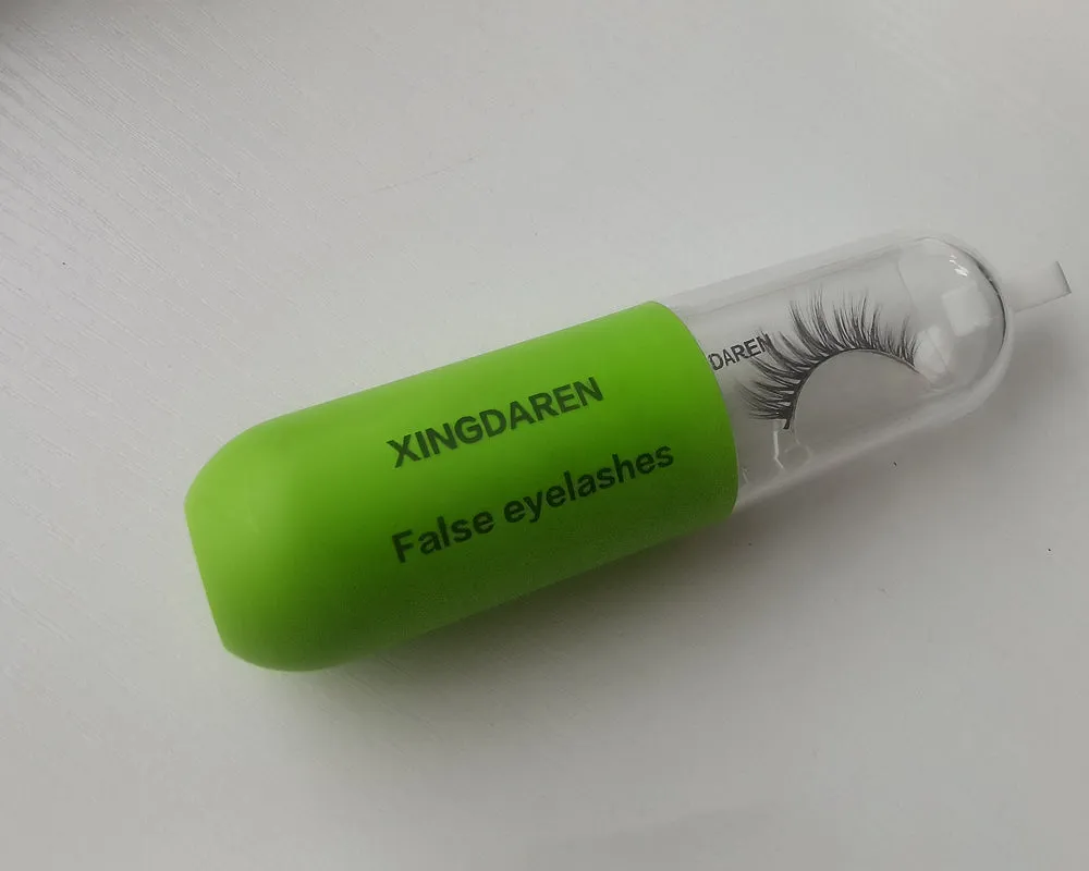 XINGDAREN False Eyelashes,Eyelashes Natural Faux Mink Lashes Wispy Fluffy Curly Effect Fake Eyelashes